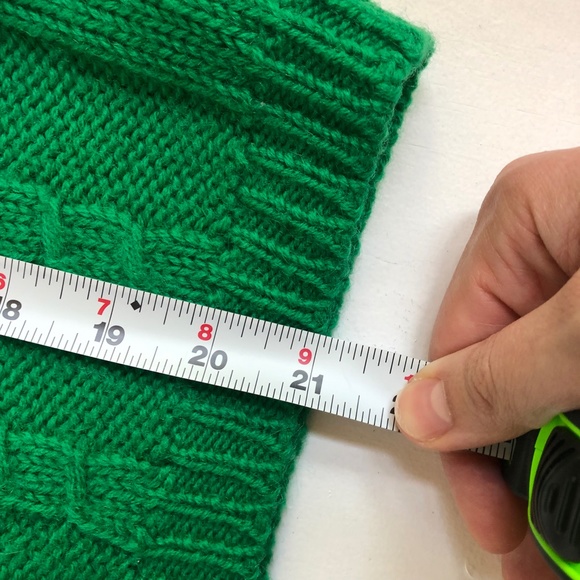 Vintage Green Cardigan Sweater - Picture 6 of 7